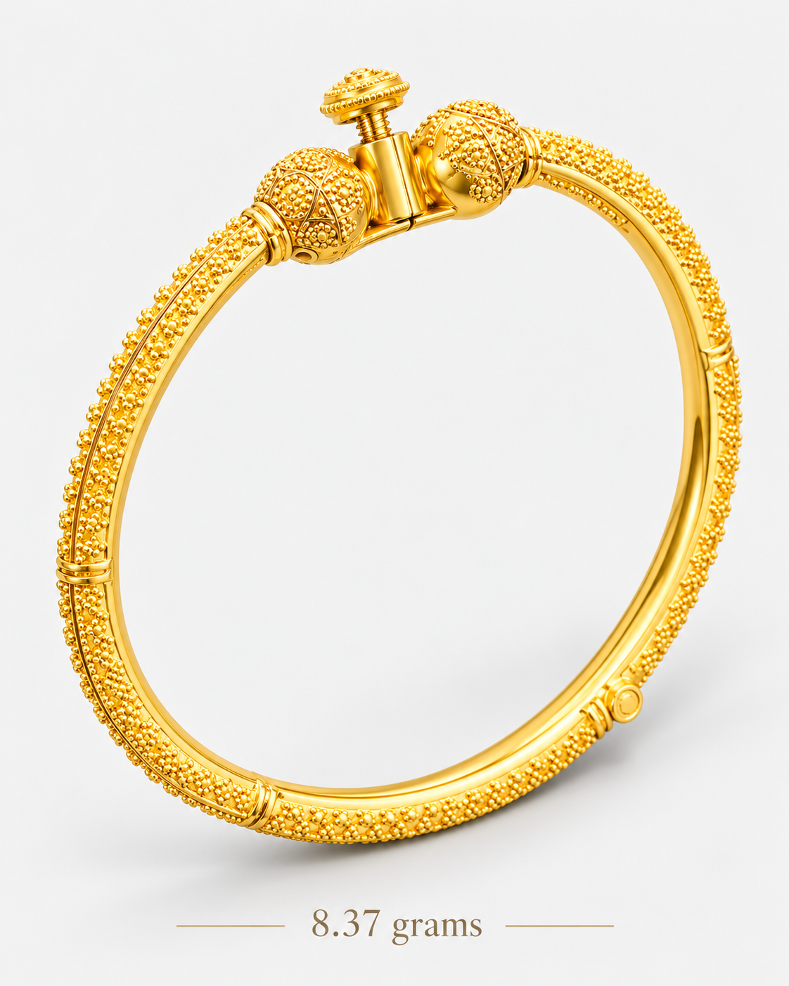 22ct Filigree Baby Bangle