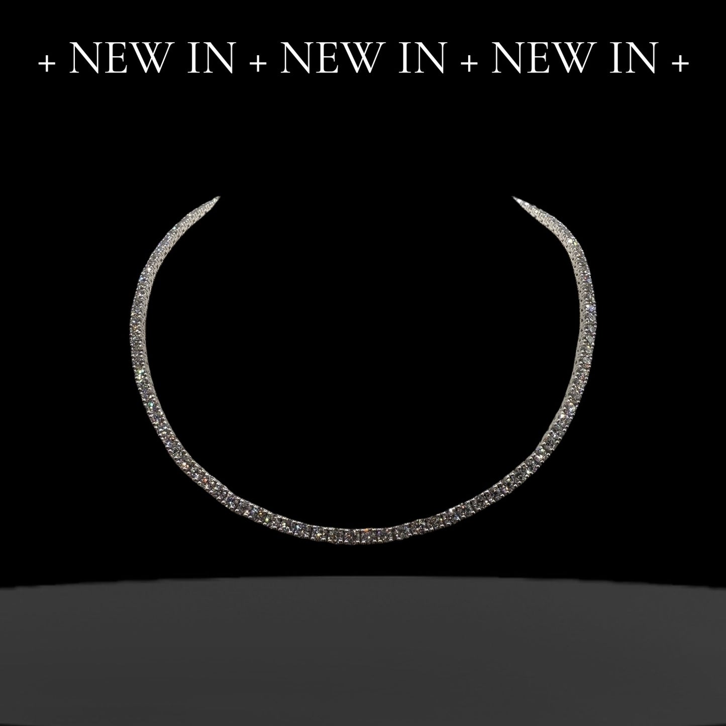 Diamond Tennis Necklace - 19.34 Carats