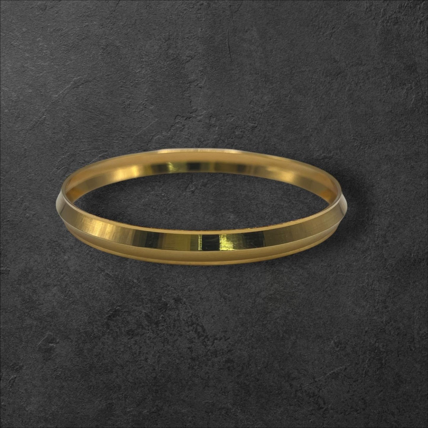 22ct Gold Plain Kada