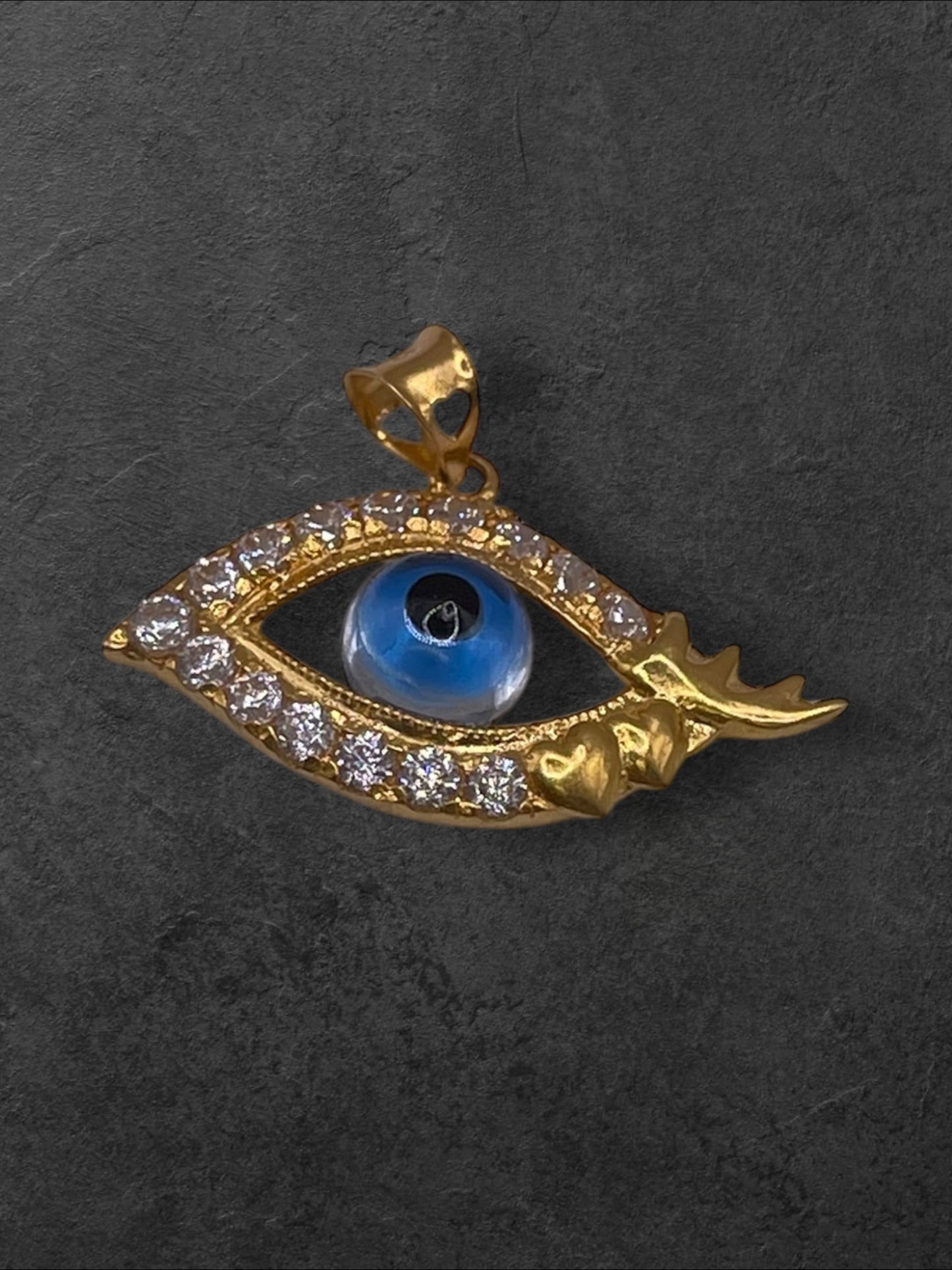 22Ct Evil Eye Pendant