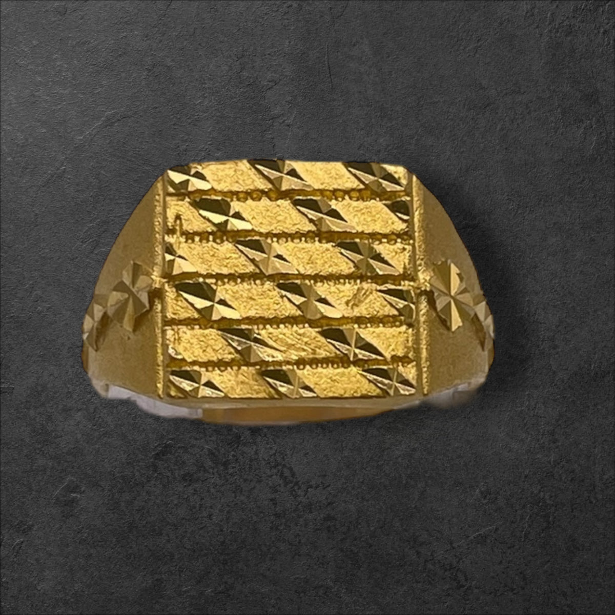 22ct Gold Mens Casting Ring