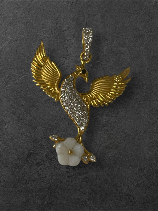 22ct Firebird Design Pendant