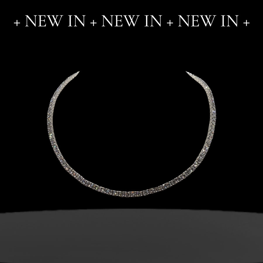 Diamond Tennis Necklace - 19.34 Carats