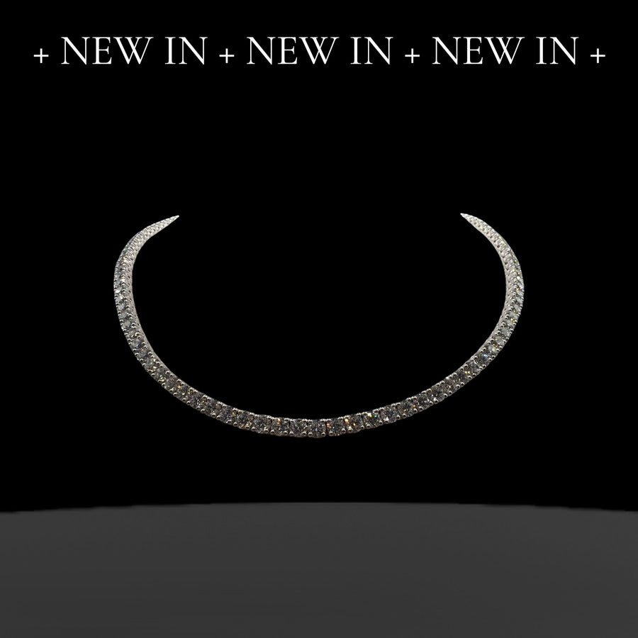 Diamond Tennis Necklace 23.94 Carats