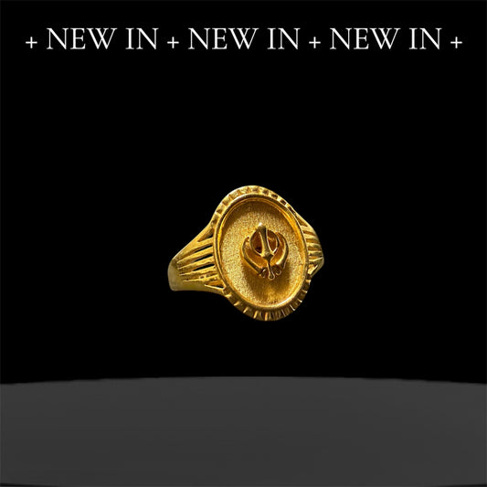 22ct Men's Khanda Ring