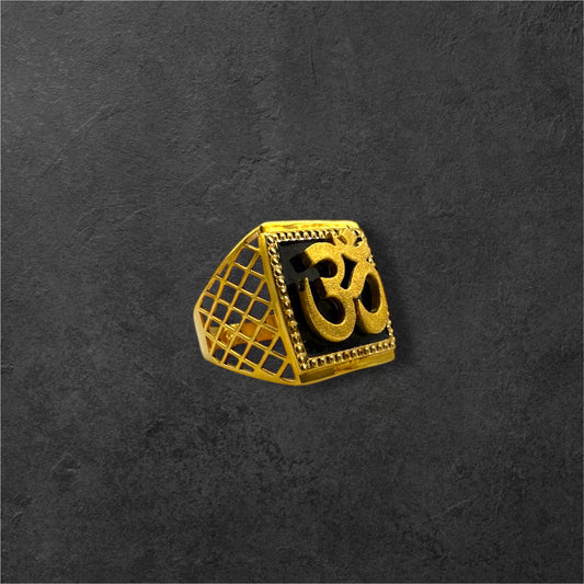 22Ct Om Design Men's Ring