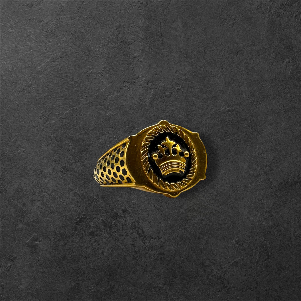22Ct Crown Design Men's Ring