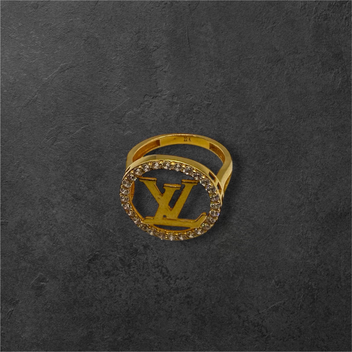 22Ct Louis Vuitton Design Ladies Ring