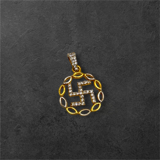 22Ct Swastik Pendant