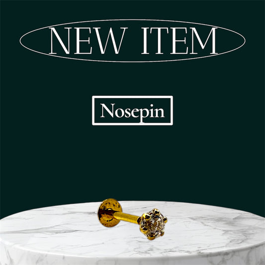 18Ct  Nosepin