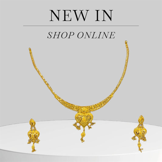 22ct Filigree Necklace Set