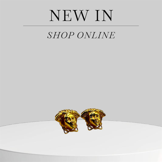 22ct Versace Studs
