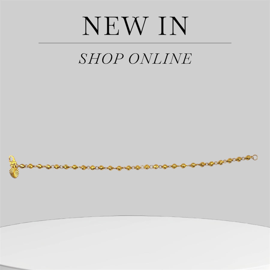 22ct Ball Chain Bracelet