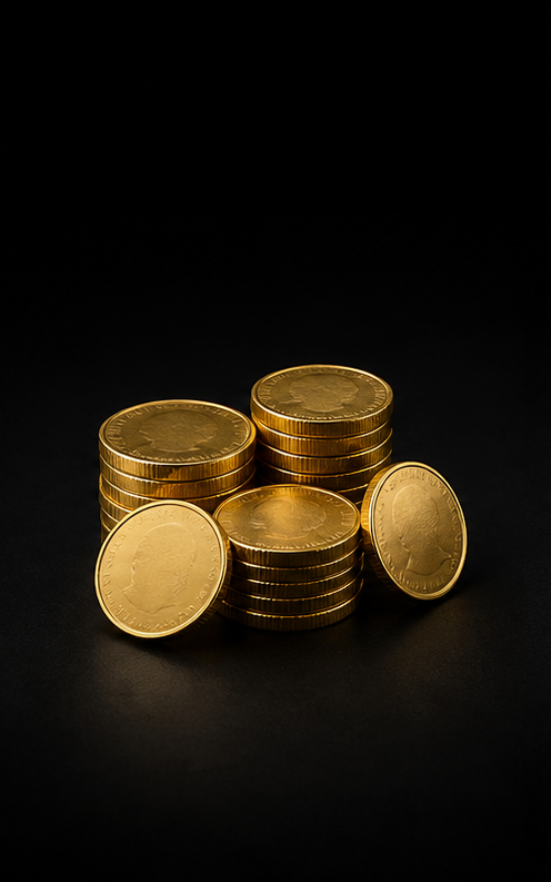 Gold coins